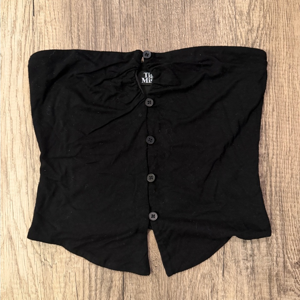 Tiger Mist Black Tube Top